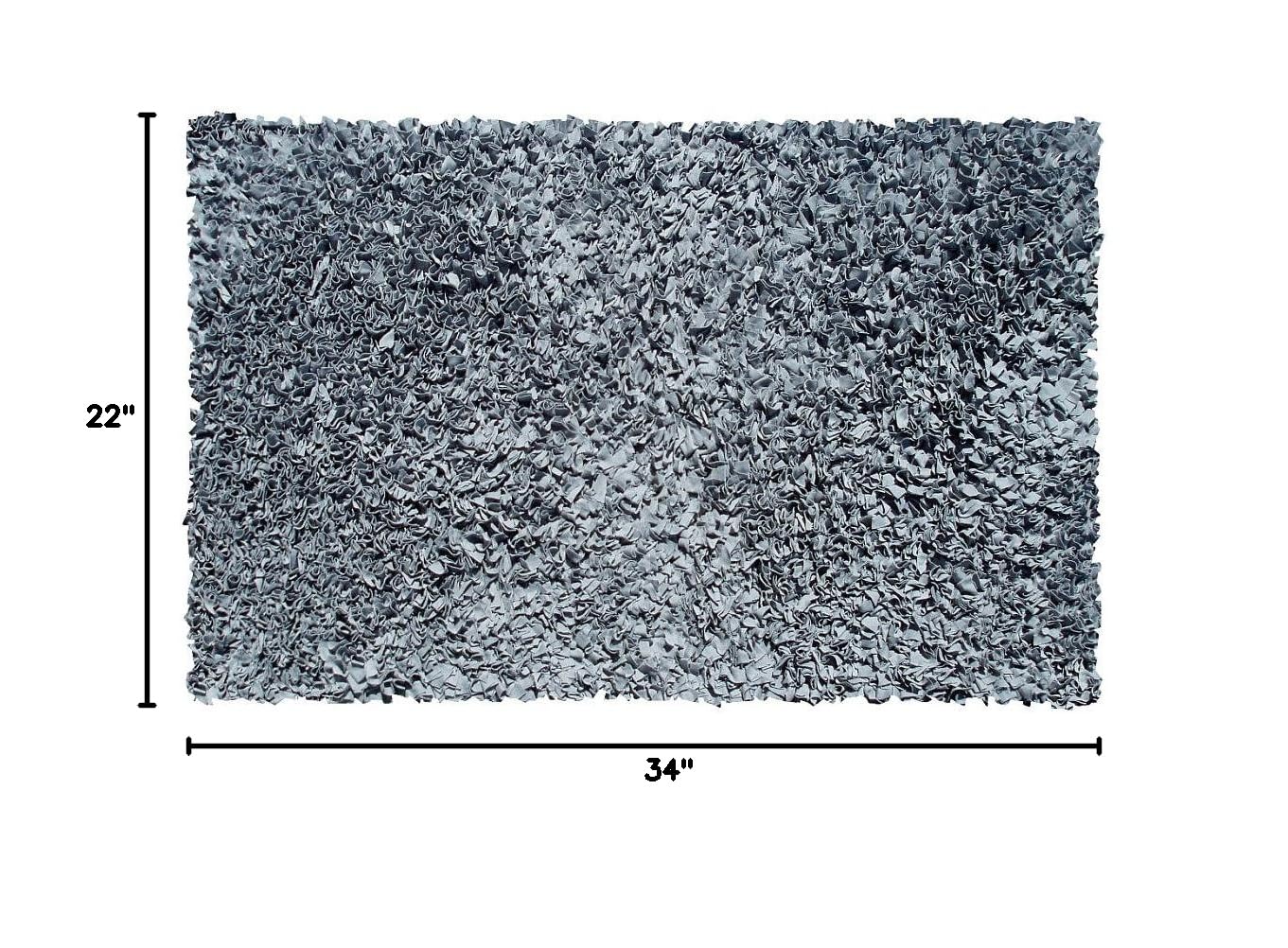 The Rug Market Shaggy Raggy Grey Area Rug 22