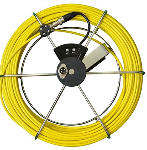 GOWE 100ft/30m Waterproof Self-Leveling Sewer Pipe Inspection Camera with 1/4