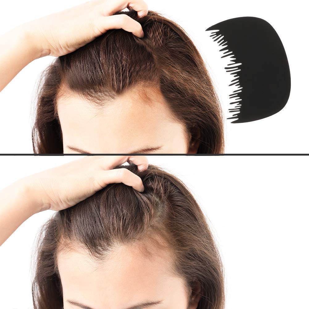 Kabello Hair Loss Concealer Refill Pack - Dark Brown Hair Fibers with Hairline Comb (12g) | Instant Coverage for Thinning Hair & Bald Spots | Perfect for Daily Use, Work, and Social Events