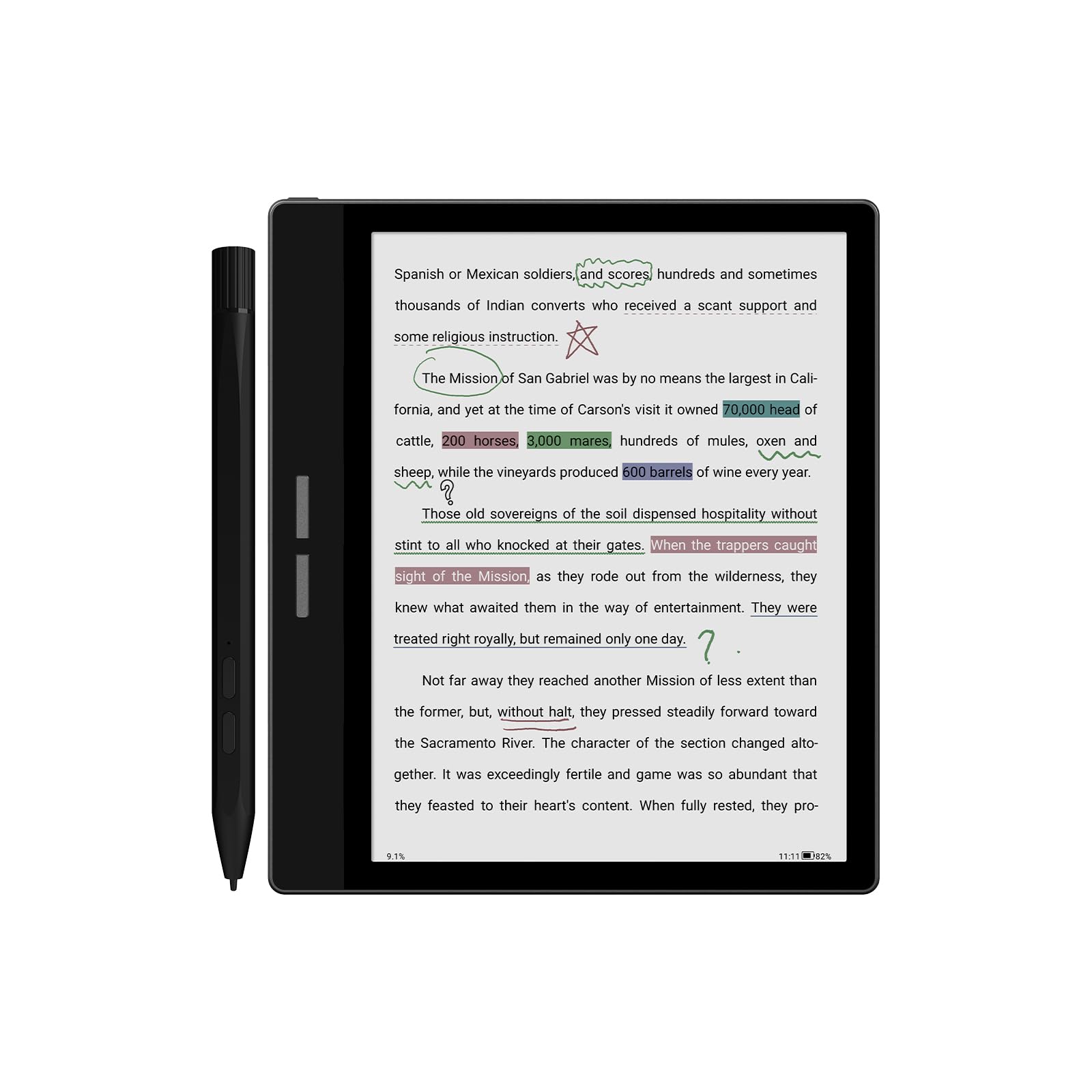 Bigme B751C 7-inch Color e-Reader Tablet - 4G LTE, 64GB Storage, ePaper Display for Note-Taking, Reading & Digital Writing - Perfect for Students, Professionals & Book Lovers