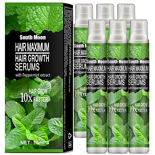 PuriScalp Herbal Hair Growth Spray – Natural Hair Loss Treatment for Men & Women | Promotes Thicker, Healthier Hair | Prevents Hair Loss & Receding Hairline | 6-Pack for Daily Use at Home or Salon