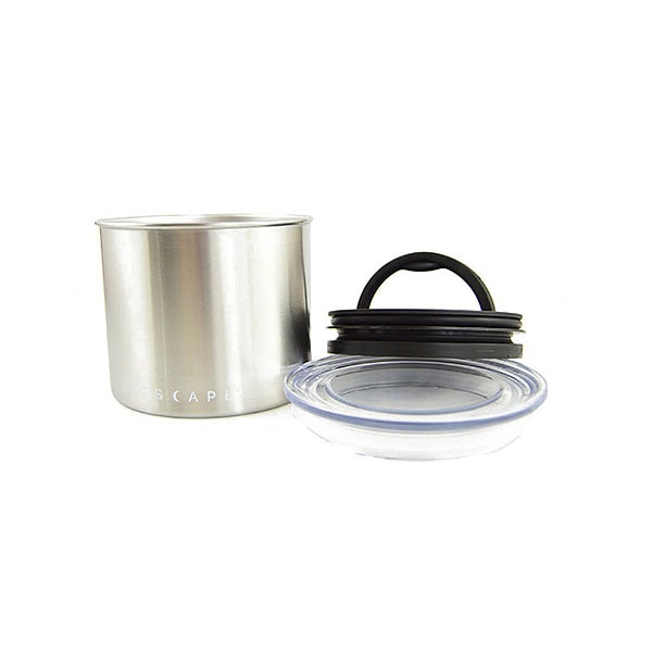 Airscape Classic 4 Small Coffee Canister - Airtight Coffee Storage Container for Freshness - Perfect for Kitchen, Office, or Travel Use