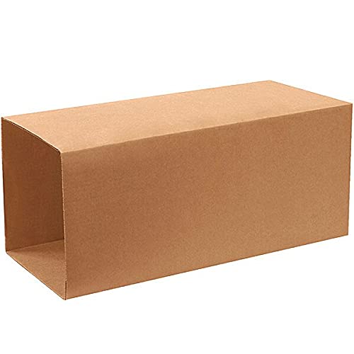 Partners Brand Telescoping Inner Boxes 22x22x40 Inches - Kraft Corrugated Shipping Boxes (Pack of 10) for Moving, Storage & E-commerce Packaging