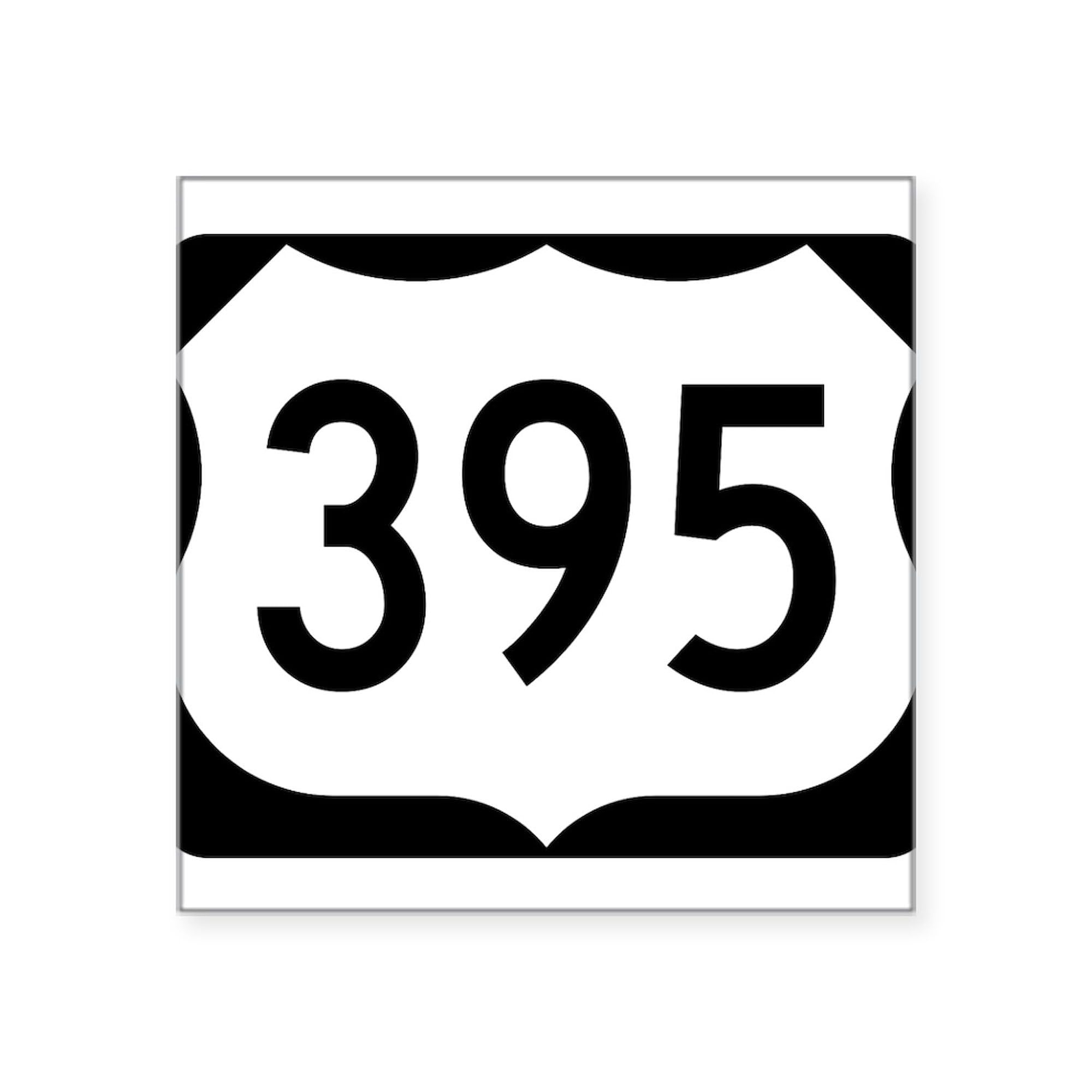 Reno395 3x3 Inch Square Bumper Sticker - Durable Car Decal for Windows & Laptops - Perfect for Cars, Trucks, Laptops & Water Bottles