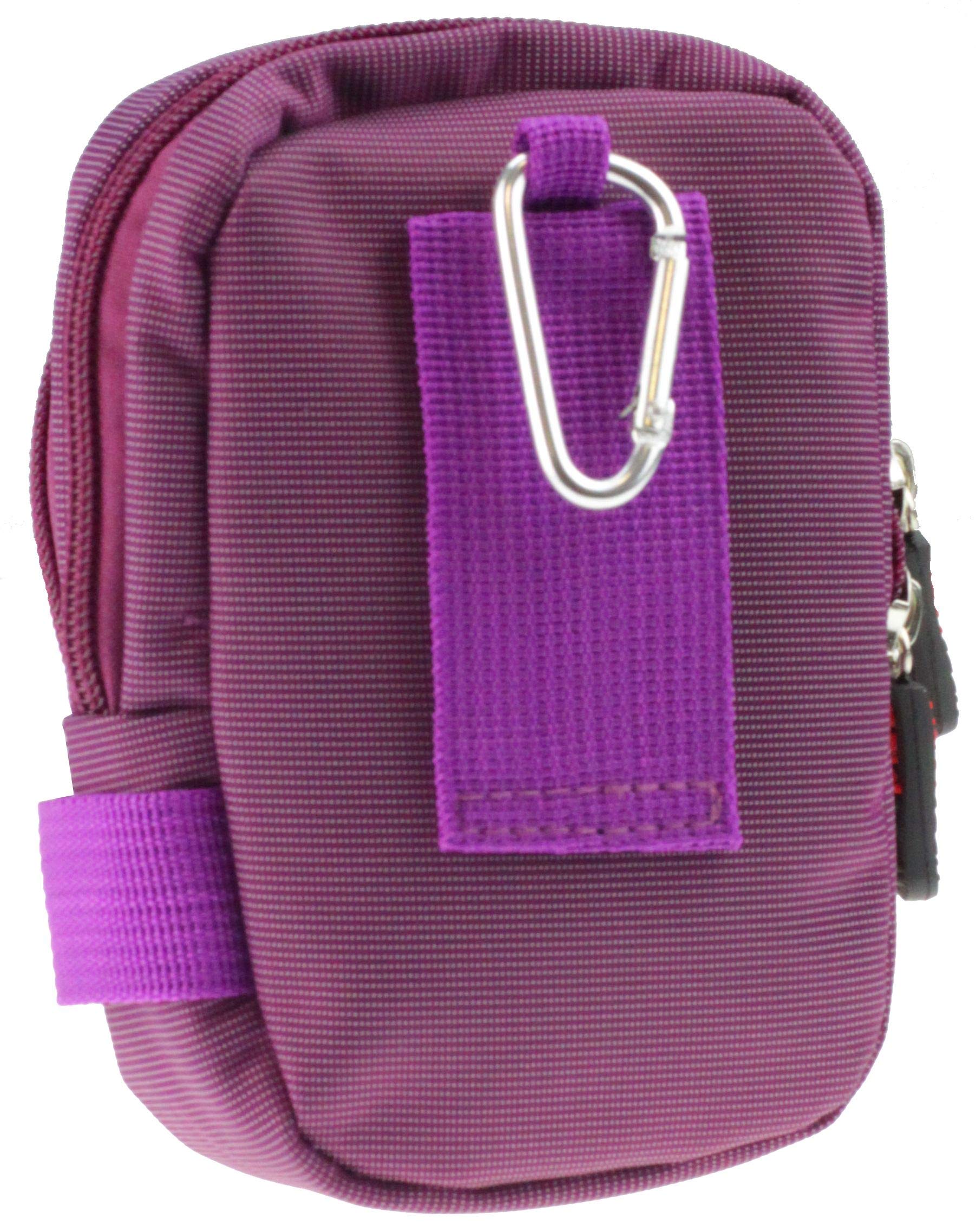 Navitech Purple Protective Case for AlcoSense Elite 3 Breathalyzer - Durable Cover for Personal Alcohol Tester, Perfect for Nightlife, Travel & Workplace Safety