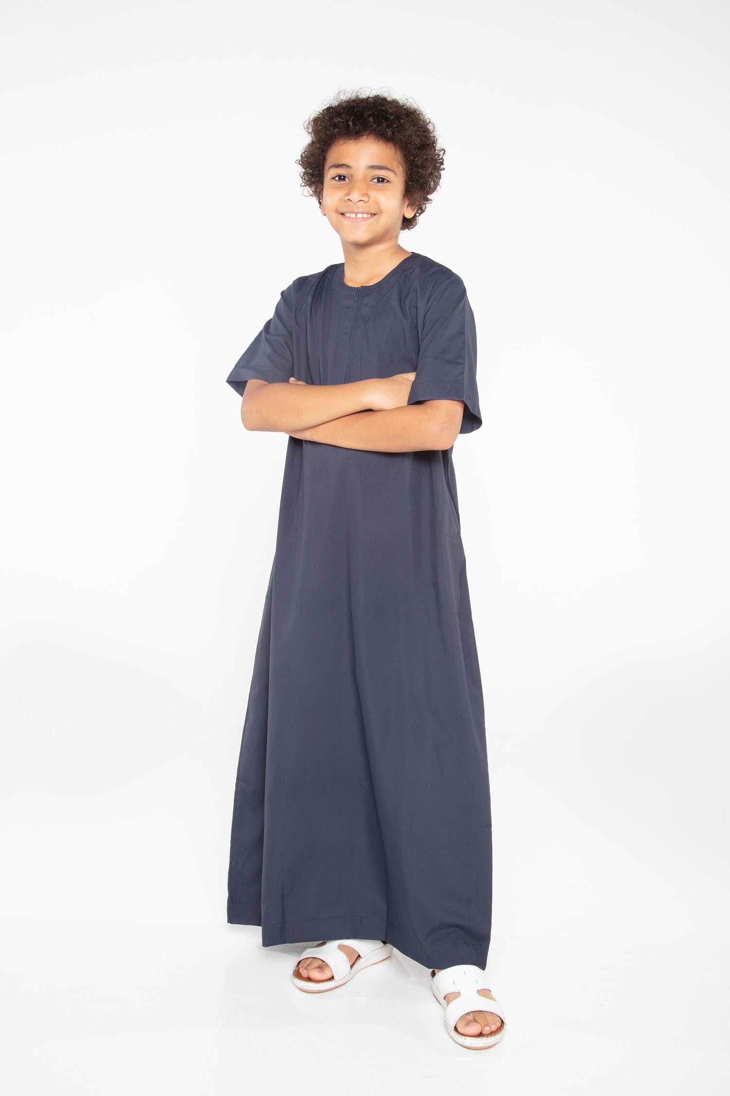 Boys' Short Sleeve T-Shirt - Soft Cotton Crew Neck Tee in Cyan Blue | Perfect for School, Playdates & Everyday Wear