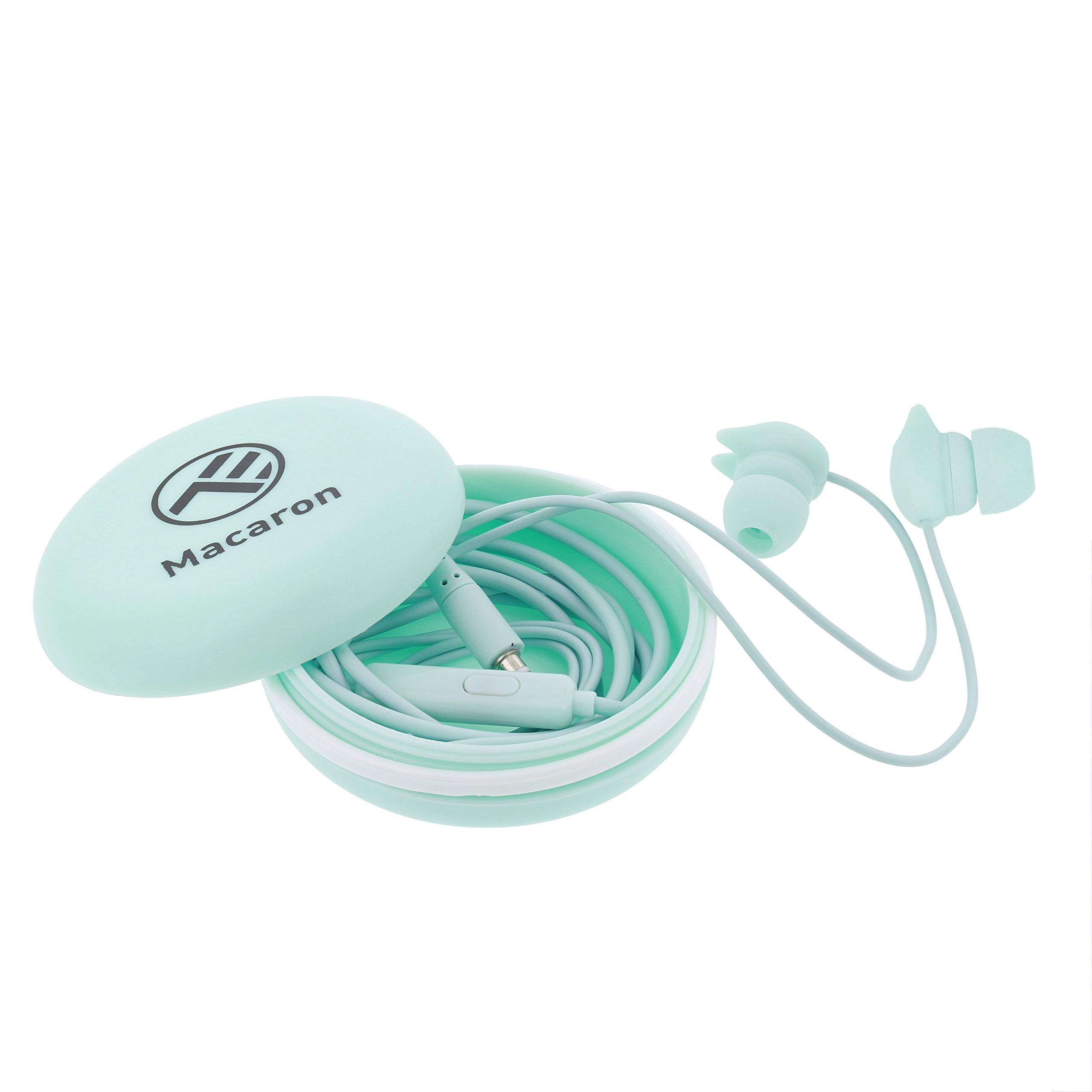 TELLUR Wireless Bluetooth Earbuds with Carrying Case - Macaron Blue Color, Noise Cancelling in-Ear Headphones for Gym, Running, Workout & Travel