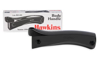 Hawkins BH95 Heavy Duty Body Handle with Studs & Screws - Durable Replacement Handle for Toolboxes, Equipment Cases & Industrial Applications