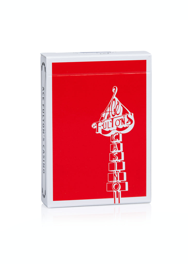 Ace Fulton's Classic Edition Red Playing Cards - Premium Poker Cards for Magic Tricks, Cardistry & Casino Games - Perfect for Poker Nights, Card Magic Shows & Professional Card Players