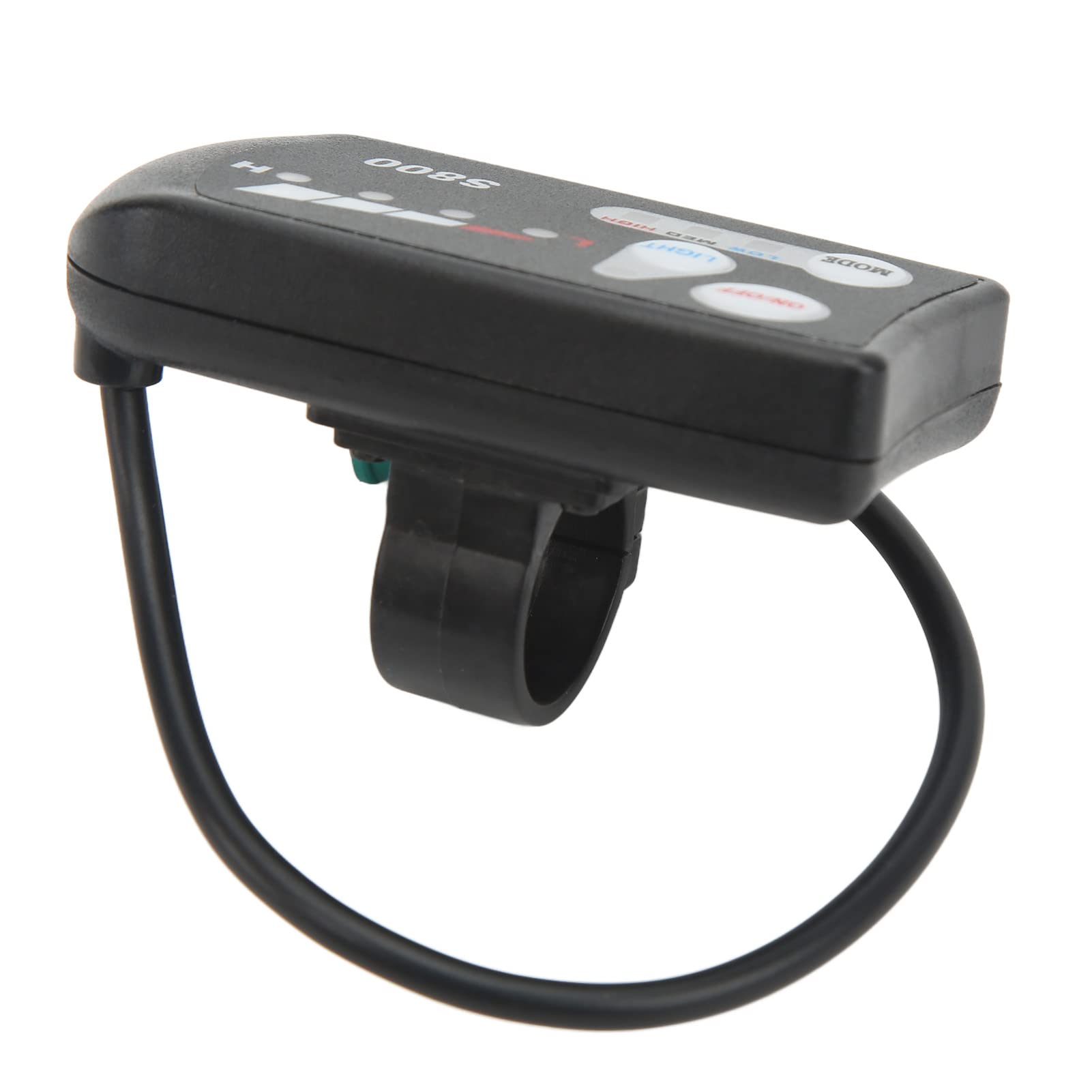 36V 48V Waterproof Electric Bike LED Display Meter - Multifunctional Digital Scooter S800 Display with Connector | Perfect for E-Bikes & Electric Scooters | Commuting, Leisure Riding & Outdoor Adventures