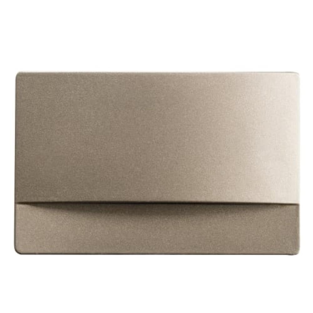 4-Pack Brushed Nickel Aluminum LED Step Lights - 3.25
