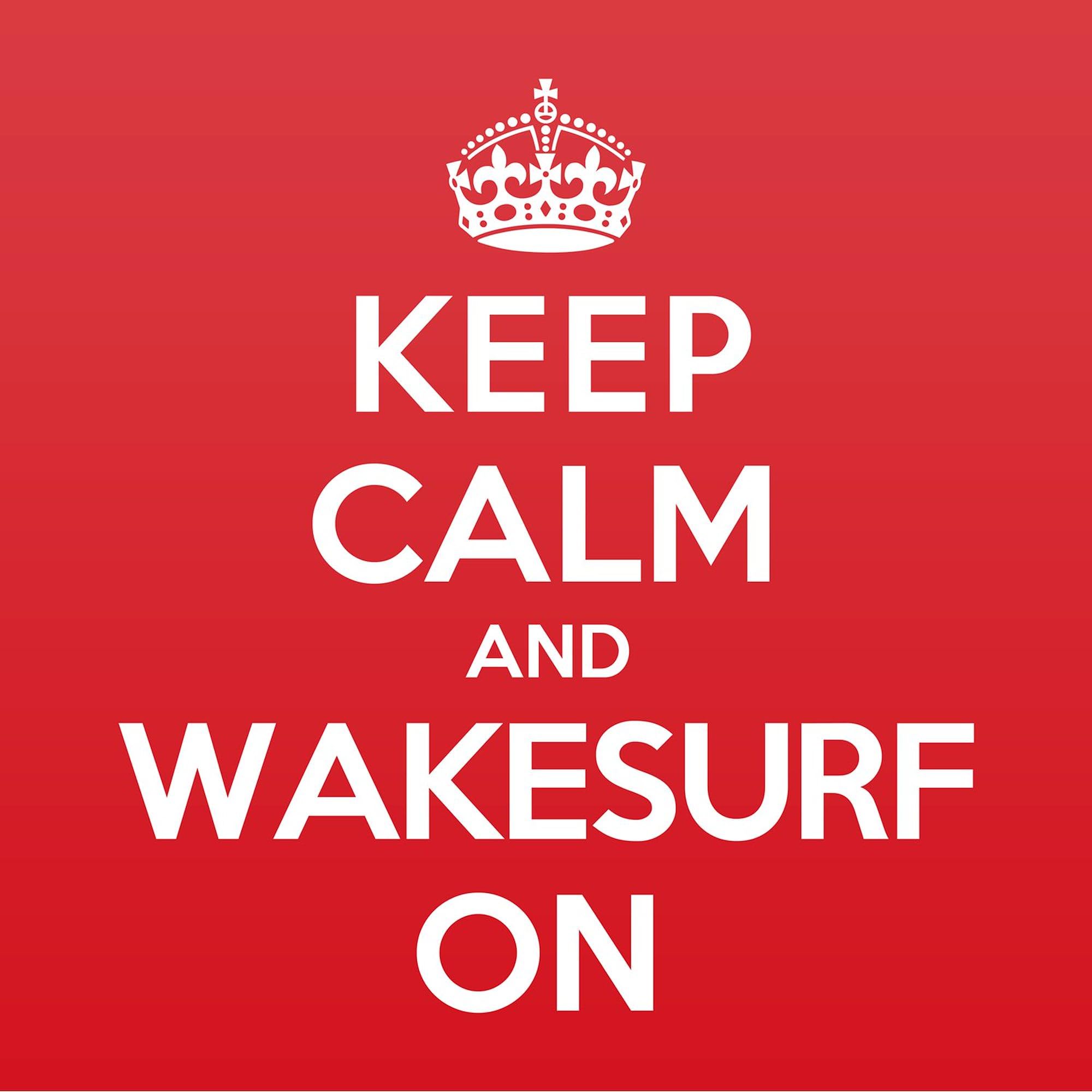 KC Wakesurf Square Sticker 3x3 Inch - Durable Bumper Decal for Cars, Trucks, Laptops - Perfect for Surfing Enthusiasts & Water Sports Fans