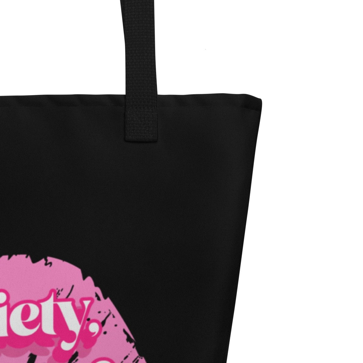 Sobriety Sass Large Tote Bag - Motivational Recovery Tote for Women - Perfect for AA Meetings, Sober Living & Daily Inspiration