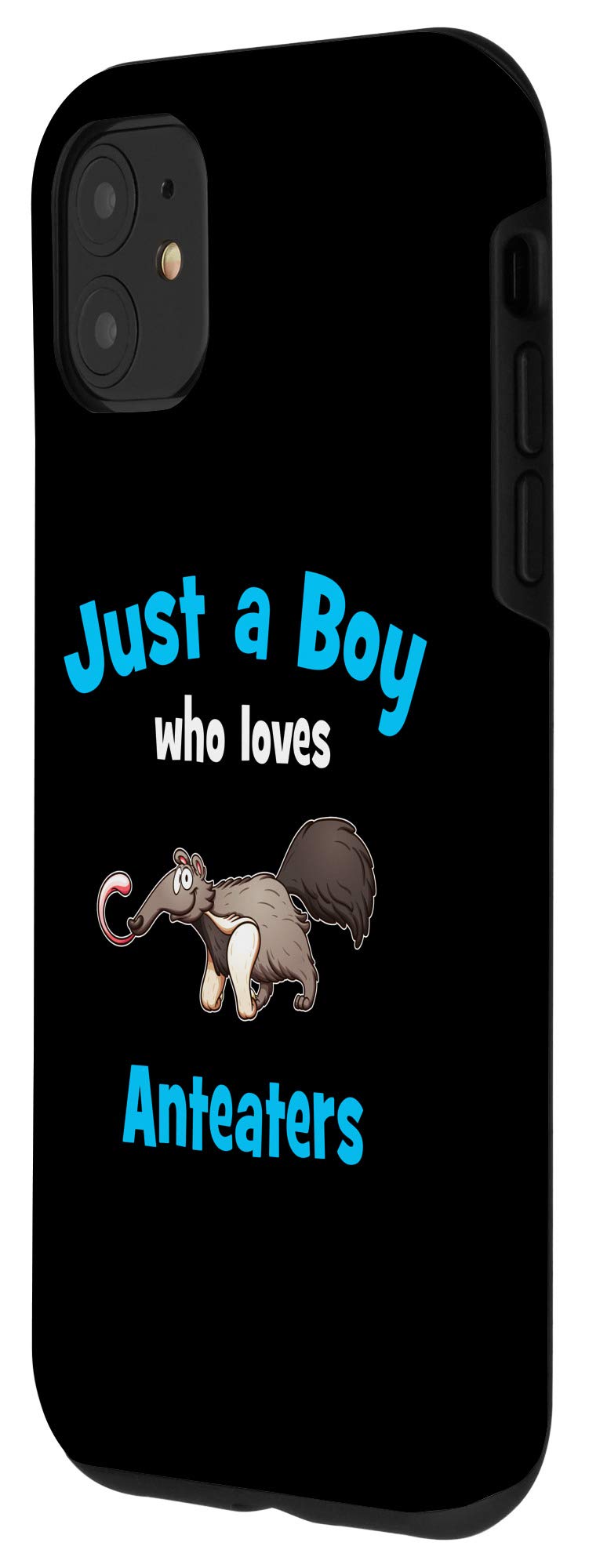iPhone 11 Case - Premium Black Phone Cover for Boys with Anteater Design | Durable Protection for School, Travel & Everyday Use