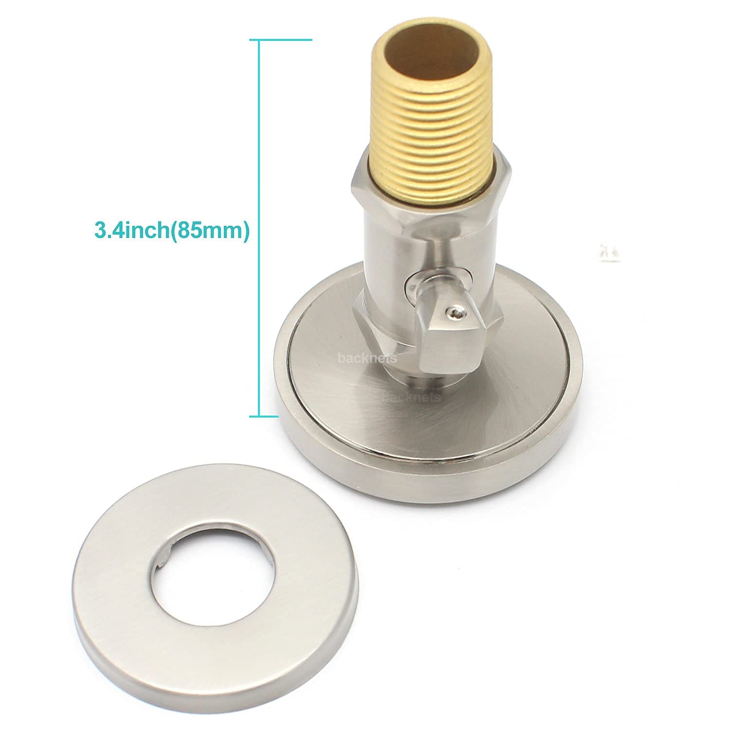 Premium Adjustable Brass Shower Body Jets - 4 Pack Spa Massage Wall Spray Heads with Water Saving Design in Brushed Nickel Finish for Luxury Bathroom & Relaxing Hydrotherapy Experience