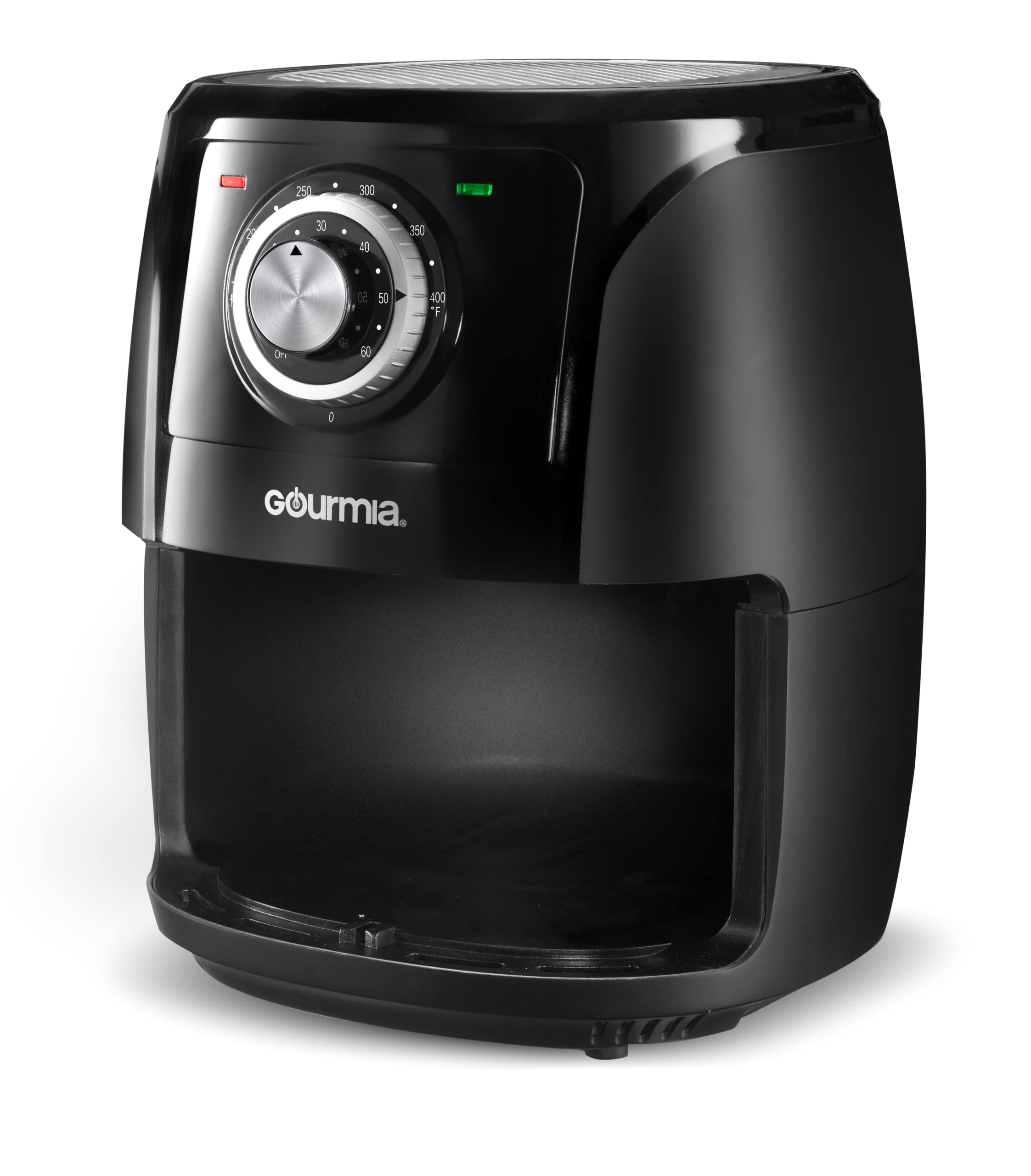 Gourmia GAF566 5-Quart Air Fryer - Oil Free Healthy Cooking - Classic Knob Controls - Nonstick Easy Clean Basket - Includes Recipe Book - Perfect for Family Meals, Snacks & Quick Healthy Meals
