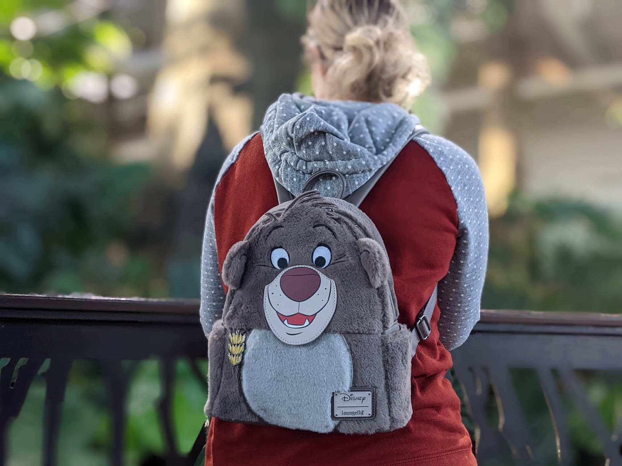 Loungefly Jungle Book Baloo Bear Cosplay Backpack - Disney Inspired Crossbody Purse for Women & Girls - Perfect for Disney Parks, Cosplay Events & Everyday Use