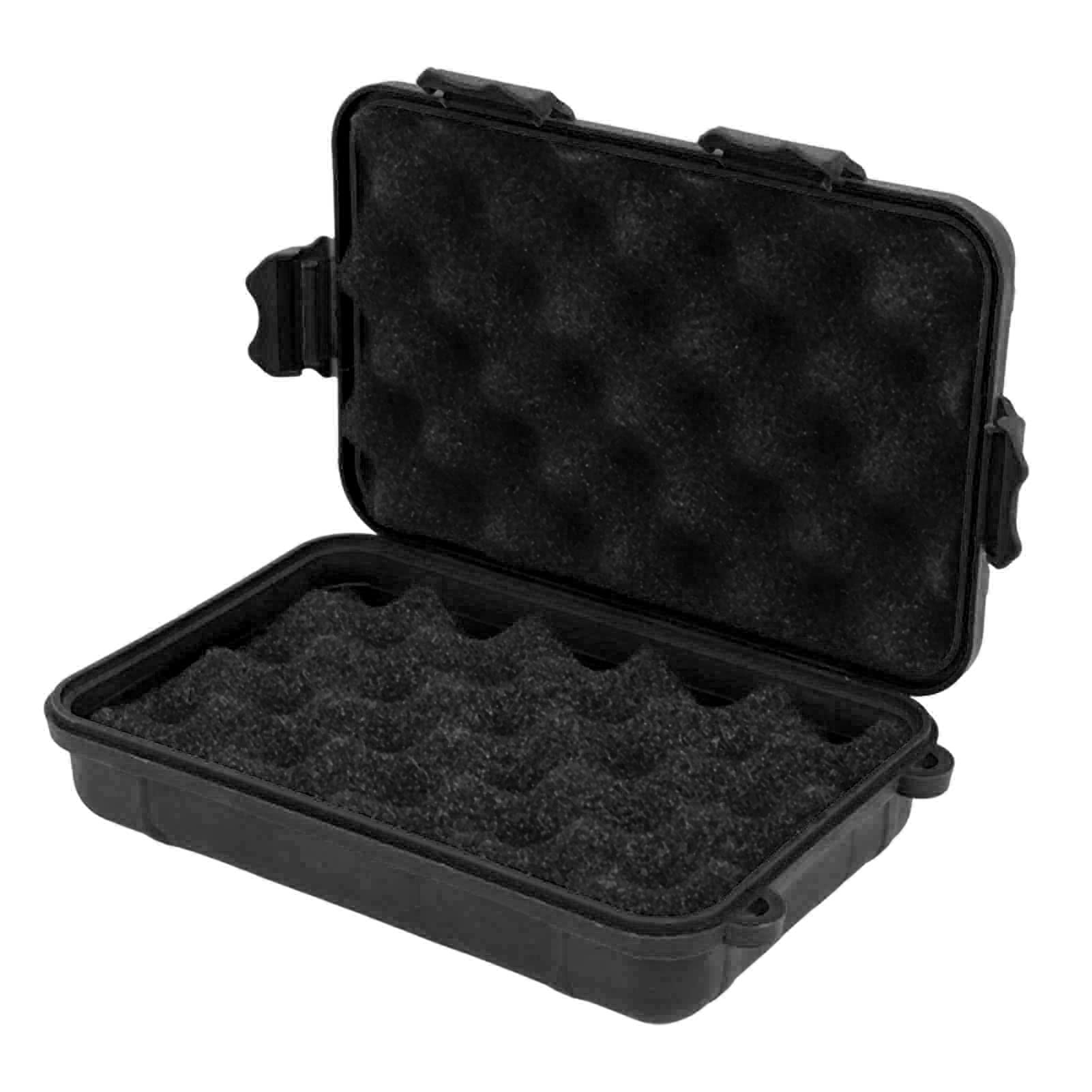 BOLORAMO Waterproof Shockproof Dustproof Survival Storage Box - Portable Camping Gear for Outdoor Hiking, Emergency Preparedness & Home Organization (Black) - Perfect for Camping Trips, Disaster Kits & Storage Solutions