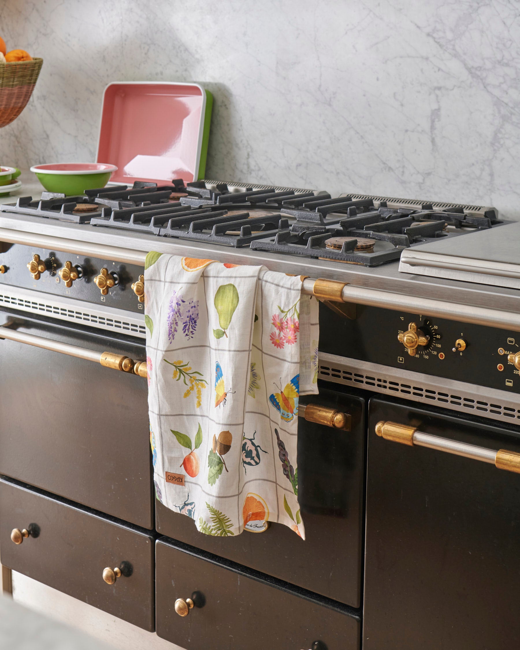 Premium Prairie Linen Tea Towels - 100% Organic Cotton, Absorbent & Quick-Drying Kitchen Towels for Dishes, Glassware & Counter Cleaning - Eco-Friendly Home & Kitchen Essentials