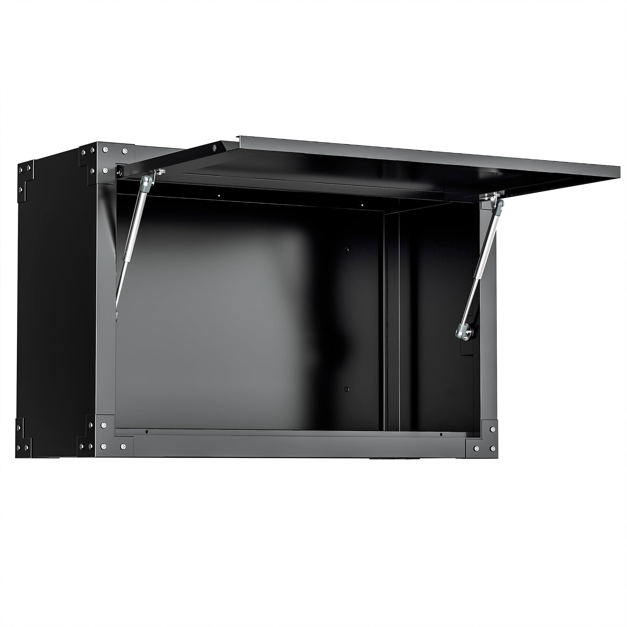 Superday Wall Mounted Metal Storage Cabinet - Heavy Duty Steel Garage & Workshop Organizer for Tools, Supplies & Equipment - Perfect for Garage, Basement, Shed & Utility Room Storage Solutions