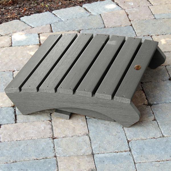 Premium Outdoor Folding Adirondack Ottoman - Waterproof Patio Footrest & Garden Lounge Chair Accessory for Deck, Poolside & Backyard Relaxation