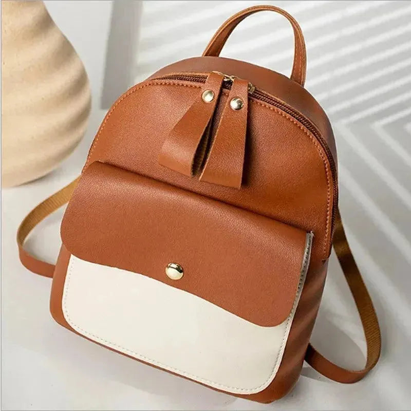 Mini Multi-Function Backpack for Women & Teens - Lightweight, Water-Resistant, Durable for School, Travel & Daily Use