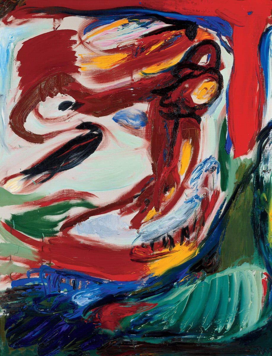 Berkin Arts Asger Jorn Giclee Print - Famous Painting Reproduction on Premium Paper - Fine Art Wall Decor Poster for Living Room, Bedroom & Office