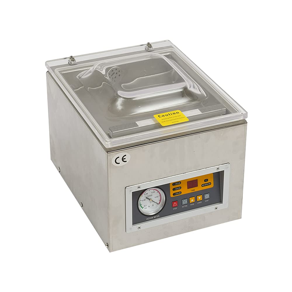 Commercial Chamber Vacuum Sealer Machine Z-260C - 110V Heavy Duty Food Packaging Sealer for Kitchen, Restaurant & Home Use | Perfect for Meal Prep, Sous Vide, Food Storage & Long-Term Preservation