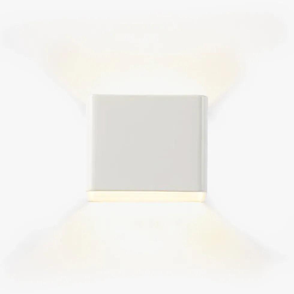 Modern Yellow LED Wall Light - Up and Down Lighting for Living Room, Bedroom, and Hallway Decor
