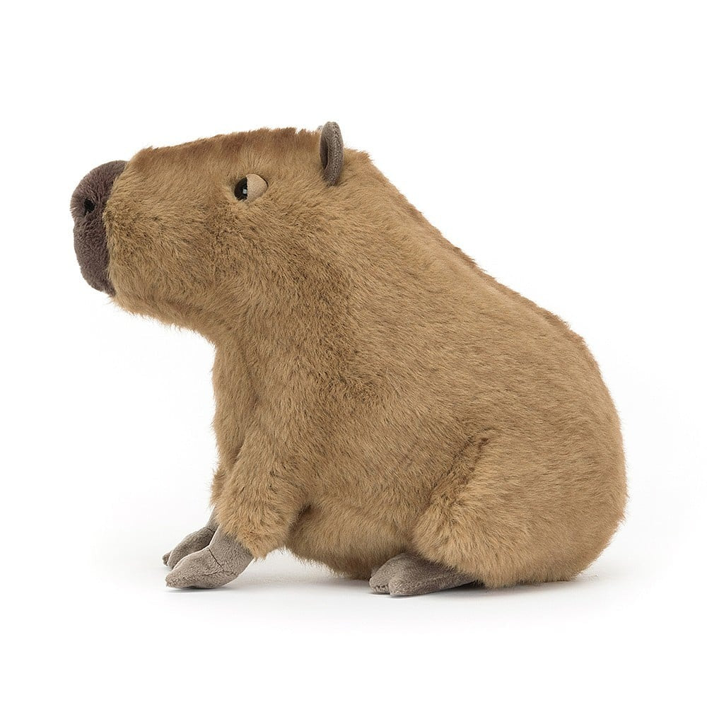 Jellycat Clyde Capybara Plush Toy - Ultra Soft Stuffed Animal for Kids & Adults | Perfect for Cuddling, Gifts, Nursery Decor & Stress Relief