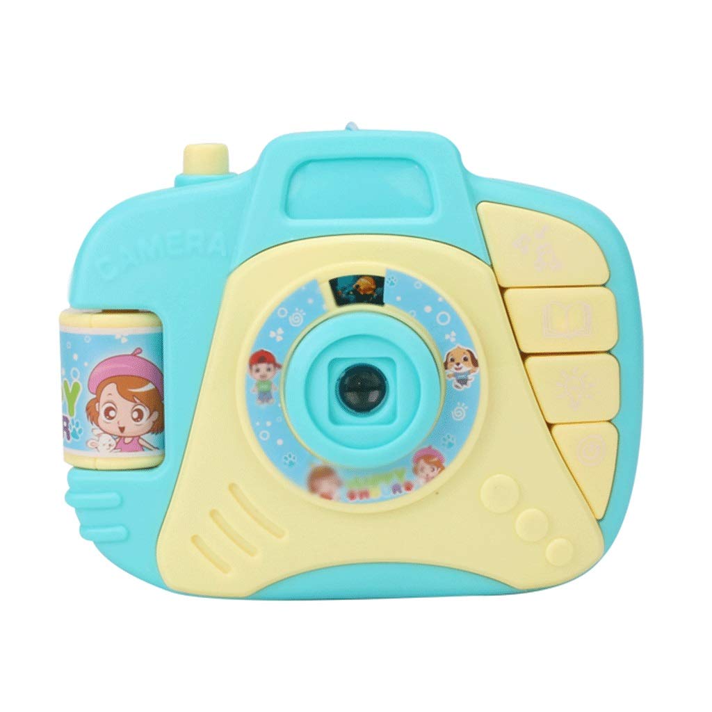LKYBOA Electric Mini Simulation Sound & Light Projection Camera Toy - Interactive Baby Educational Toy with Cartoon Projections & Plastic Construction - Perfect Gift for Toddlers (Color B) - Great for Early Learning, Playtime & Sensory Development