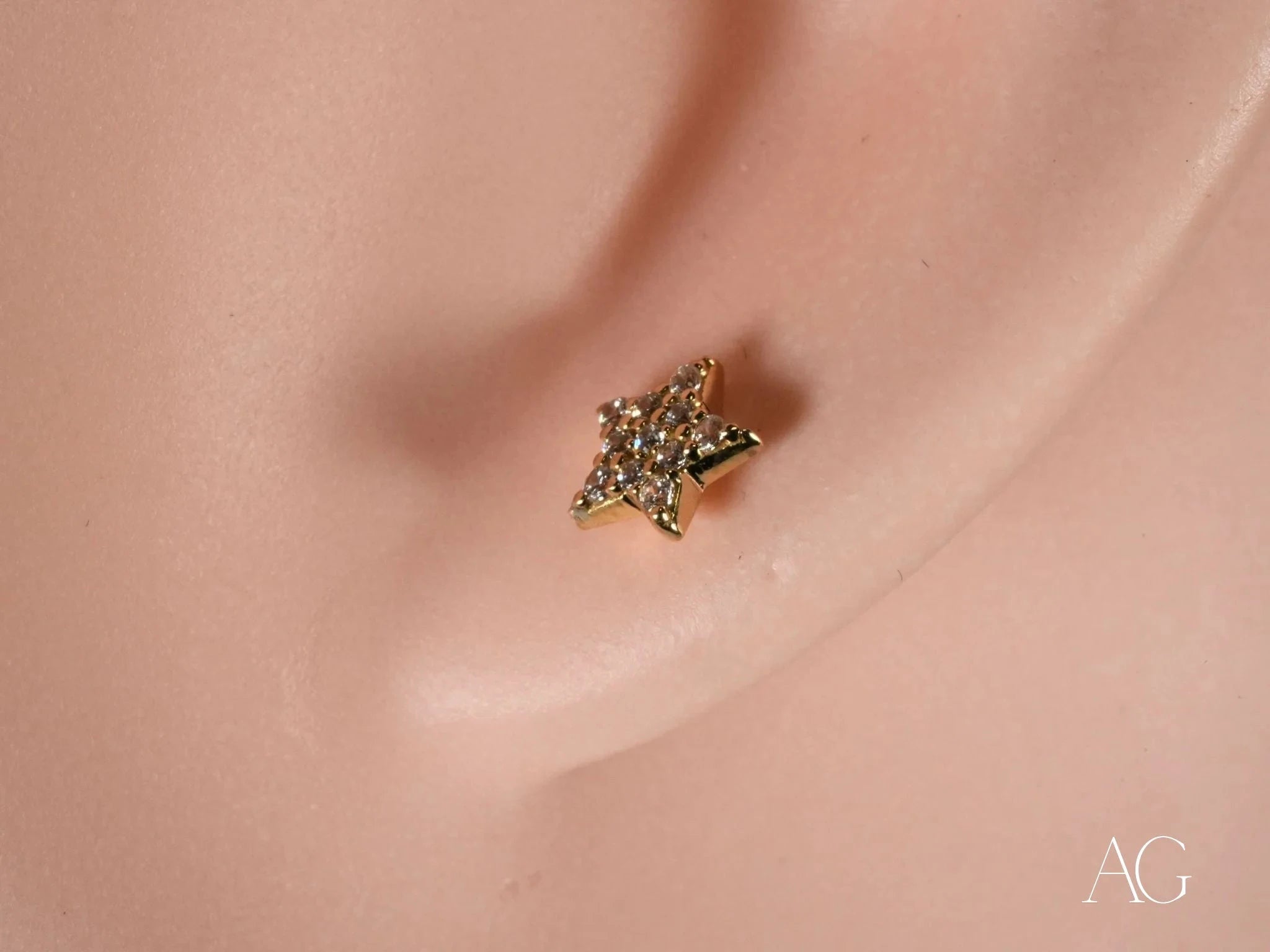 CZ Star Earrings for Women - Sparkling Cubic Zirconia Stud Earrings, Elegant Gift for Birthday, Anniversary & Party | Perfect for Daily Wear, Date Night & Special Occasions