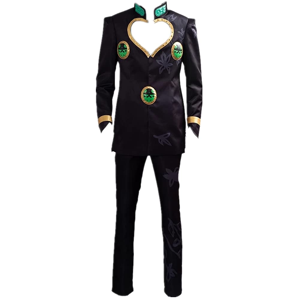 JoJo's Bizarre Adventure Golden Wind Giorno Giovanna Cosplay Costume - Final Episode Gang Boss Outfit for Halloween, Anime Conventions & Cosplay Events