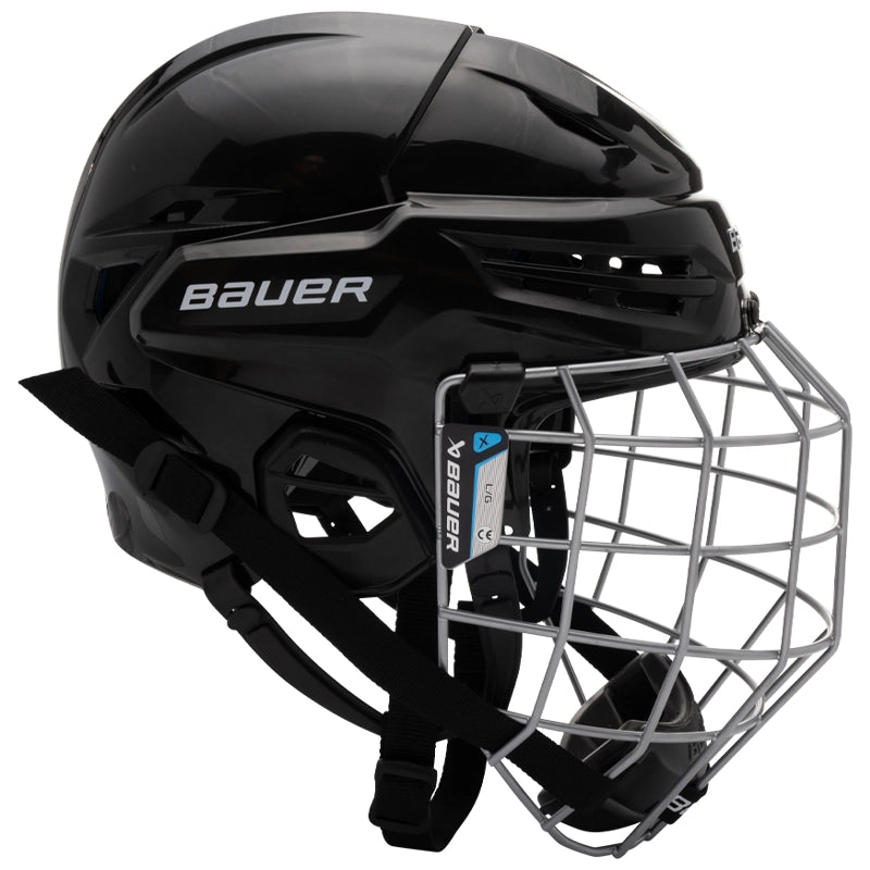 Bauer Re-Akt 55 Hockey Helmet with Facemask - Lightweight Protective Ice Hockey Gear for Youth & Adult Players - Perfect for Games, Practices & Training Sessions