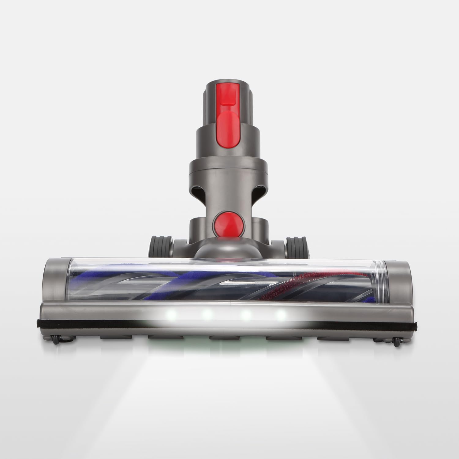 Dyson V7-V15 Turbo Brush Cleaner Head with LED for Hardwood Floors - Vacuum Attachment