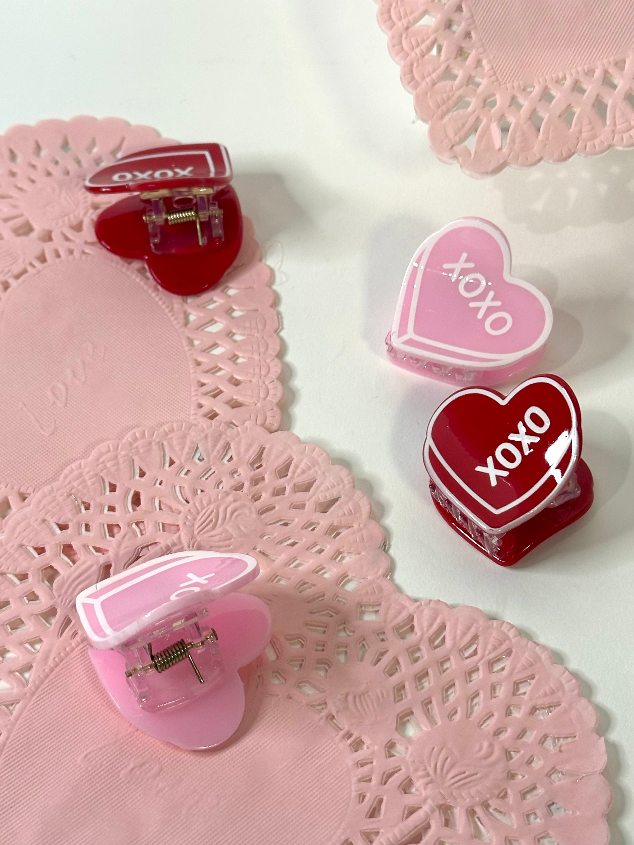 Sweetheart Hair Clips - Valentine's Day Hair Accessories for Girls, Women - Perfect for Parties, Weddings, and Everyday Wear