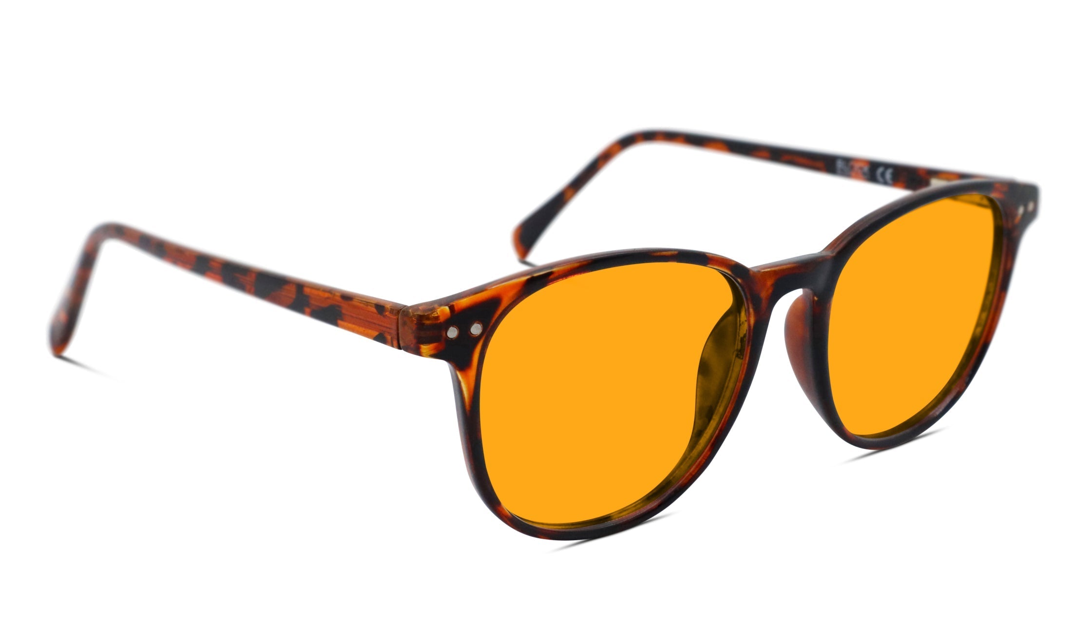 SunDown Blue Light Blocking Glasses - Tortoise Shell Reading Glasses for Men & Women - Reduce Eye Strain for Computer Work, Gaming & Nighttime Reading