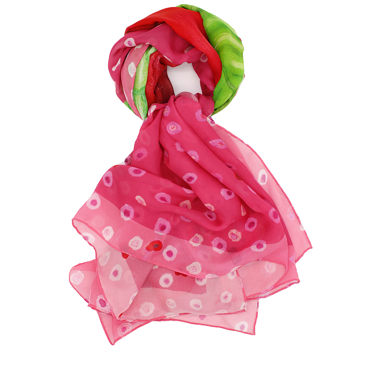 KISS ME Silk Square Scarf - Elegant Women's Fashion Accessory for Neck, Head & Shoulders | Perfect for Office, Travel & Special Occasions