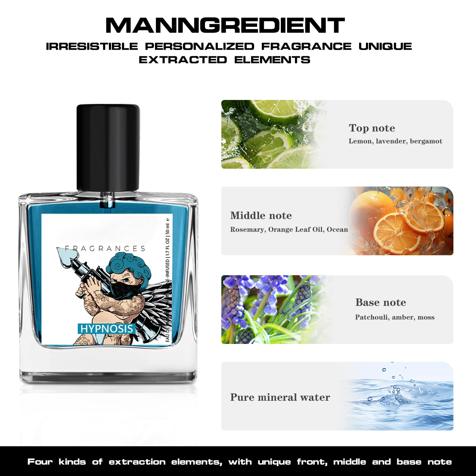 Hypnosis Cologne for Men - 2.0 Pheromone-Infused Fragrance, Long-Lasting Scent to Enhance Intimacy & Attraction | Perfect Romantic Gift for Christmas, Date Night & Special Occasions