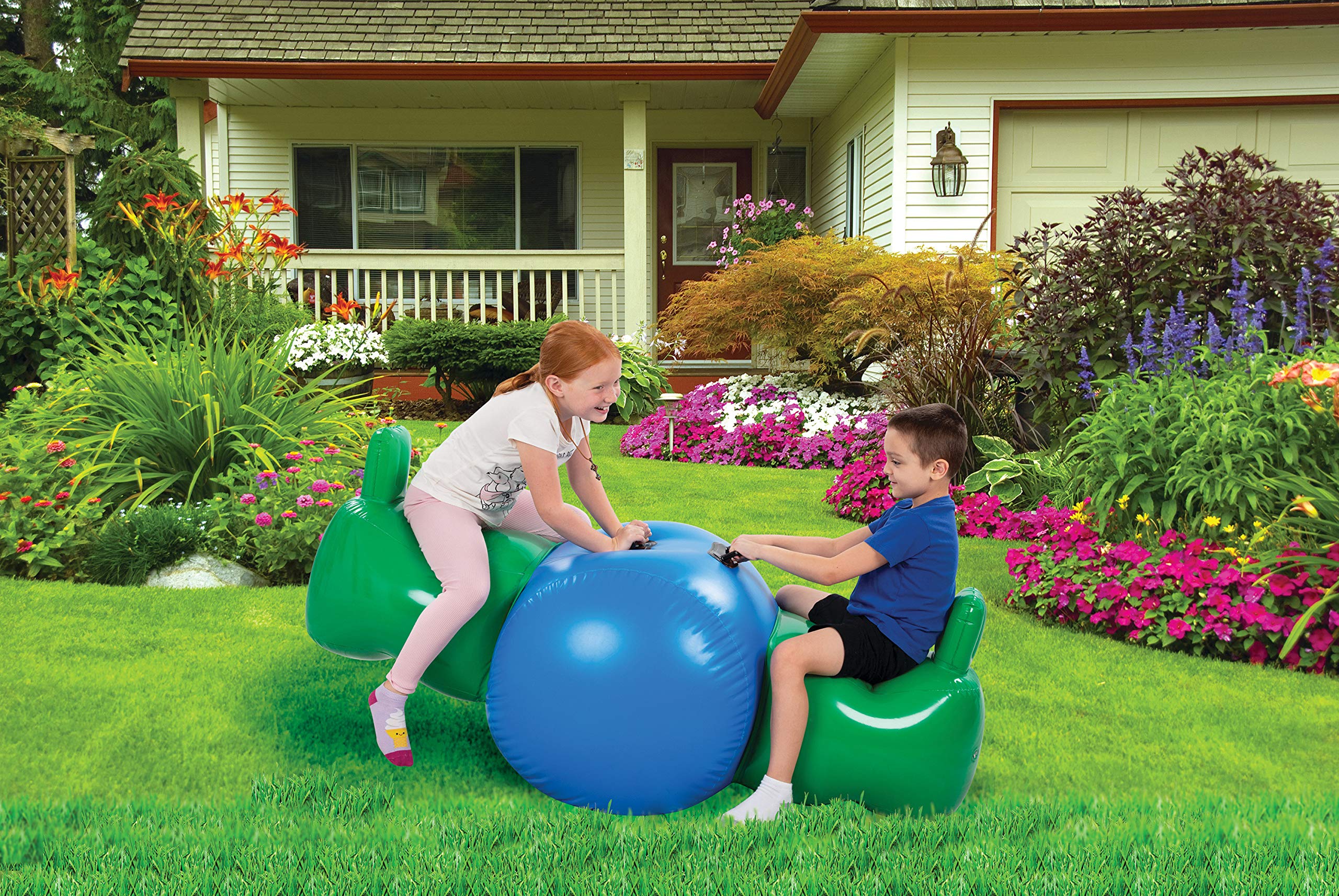 EPC PVC Inflatable See Saw Rocker for Kids - Indoor/Outdoor Play Toy - Perfect for Backyards, Parks, and Playrooms