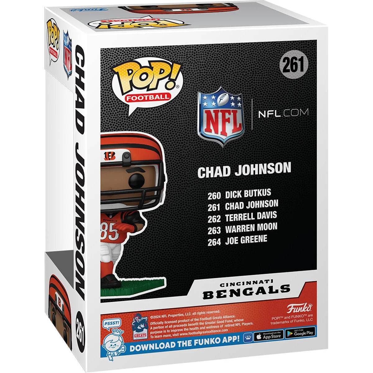 Chad Johnson Cincinnati Bengals NFL Jersey - Official Legends Series Football Apparel for Fans & Collectors - Perfect for Game Day, Tailgating & Sports Memorabilia Displays