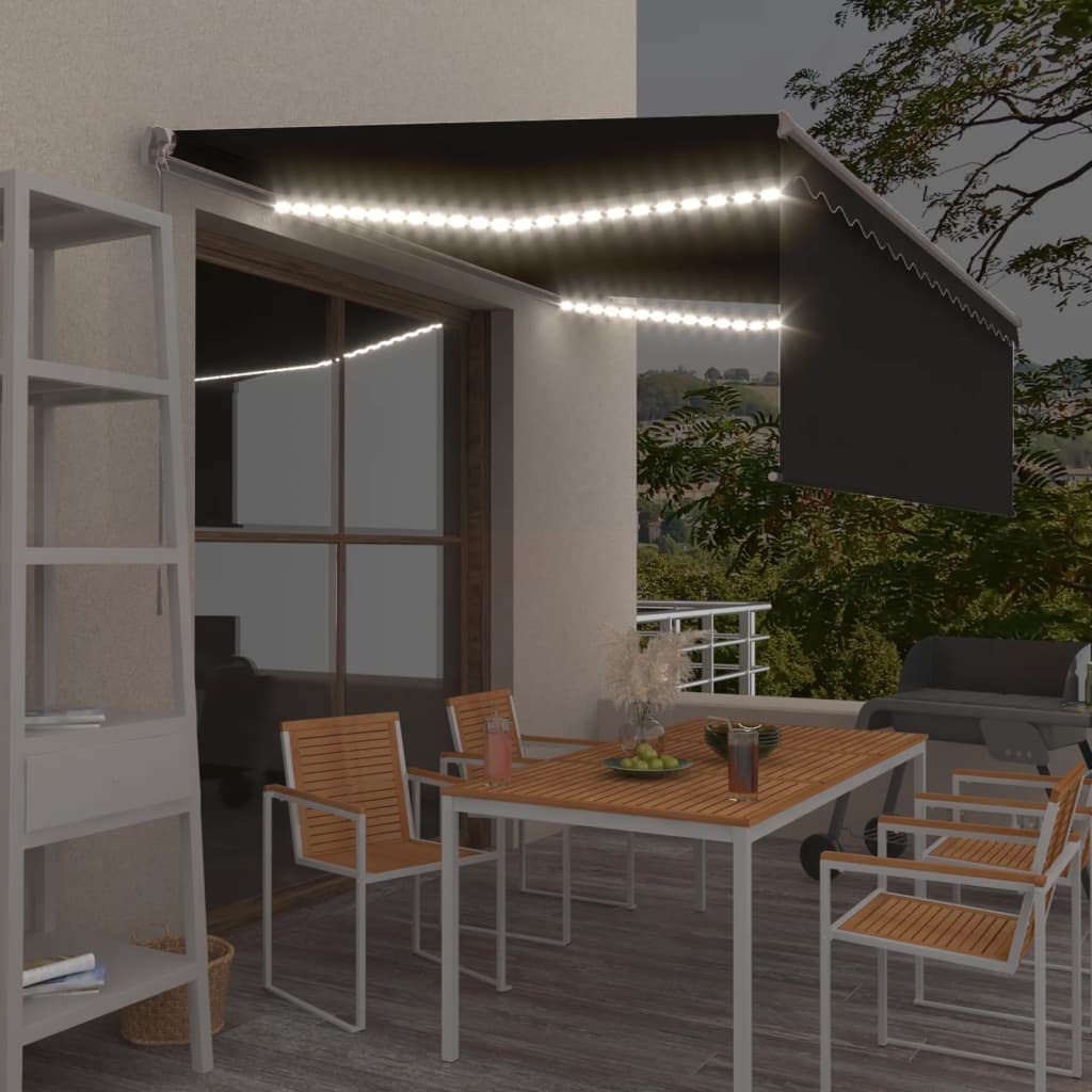 Retractable Patio Awning with Half Cassette Design - 157.5