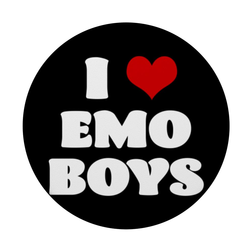 Emo Boys T-Shirt - I Love Emo Boys Tee for Concerts & Outings