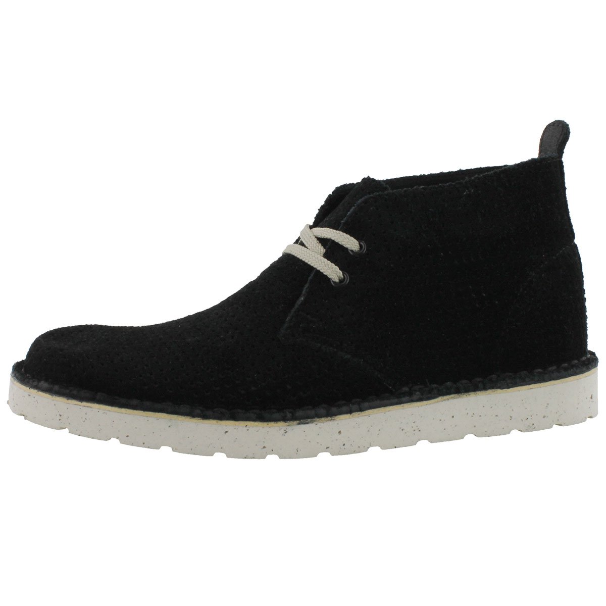 Clarks Women's Desert Aerial Casual Chukka Boots - Comfortable Ankle Boots for Walking, Black Leather Shoes for Everyday Wear & Outdoor Activities