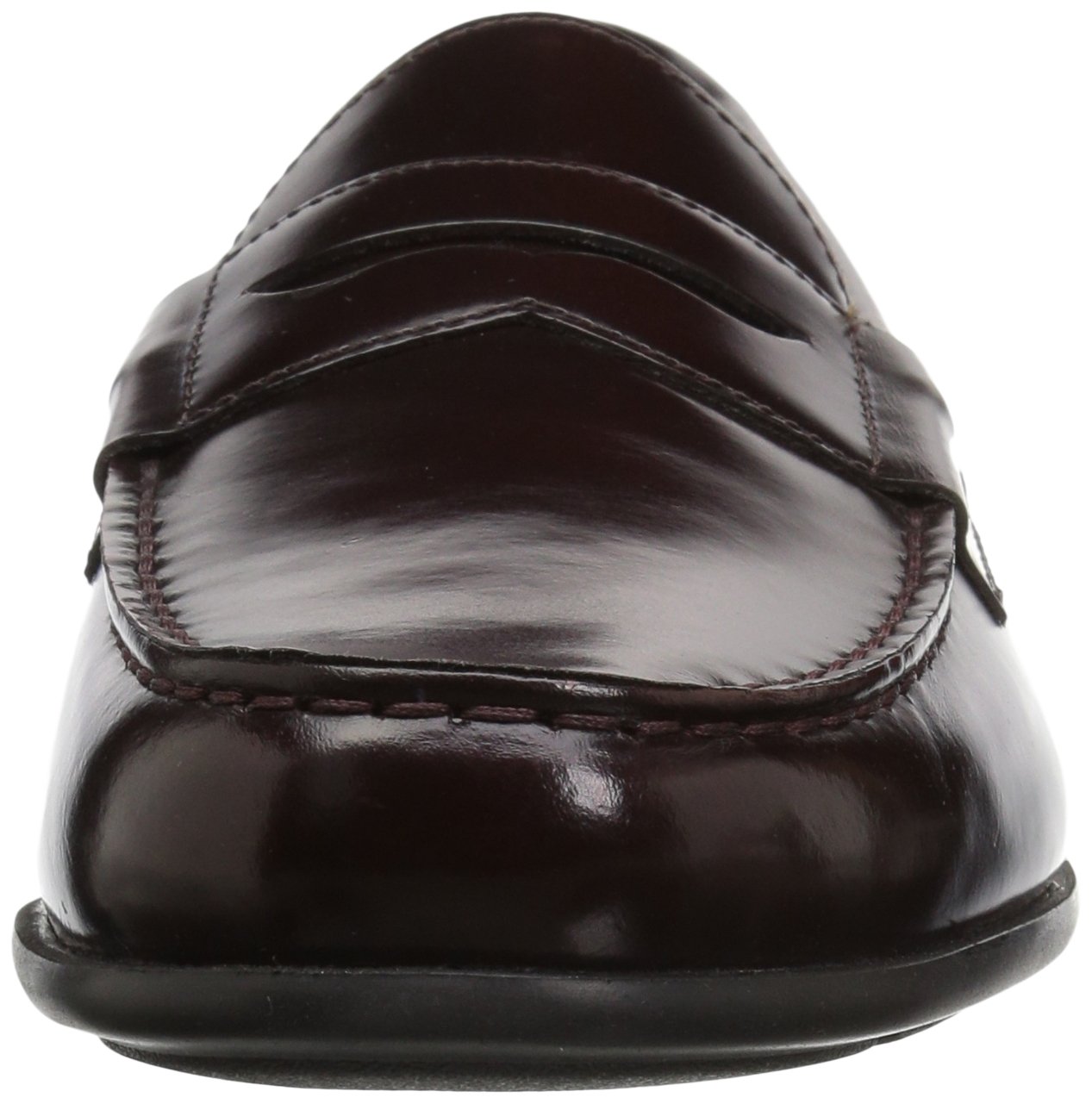Nunn Bush Men's Drexel Penny Loafers with Kore Comfort Technology - Burgundy, Size 9 US - Comfortable Slip-On Shoes for Work, Casual & Dress Occasions
