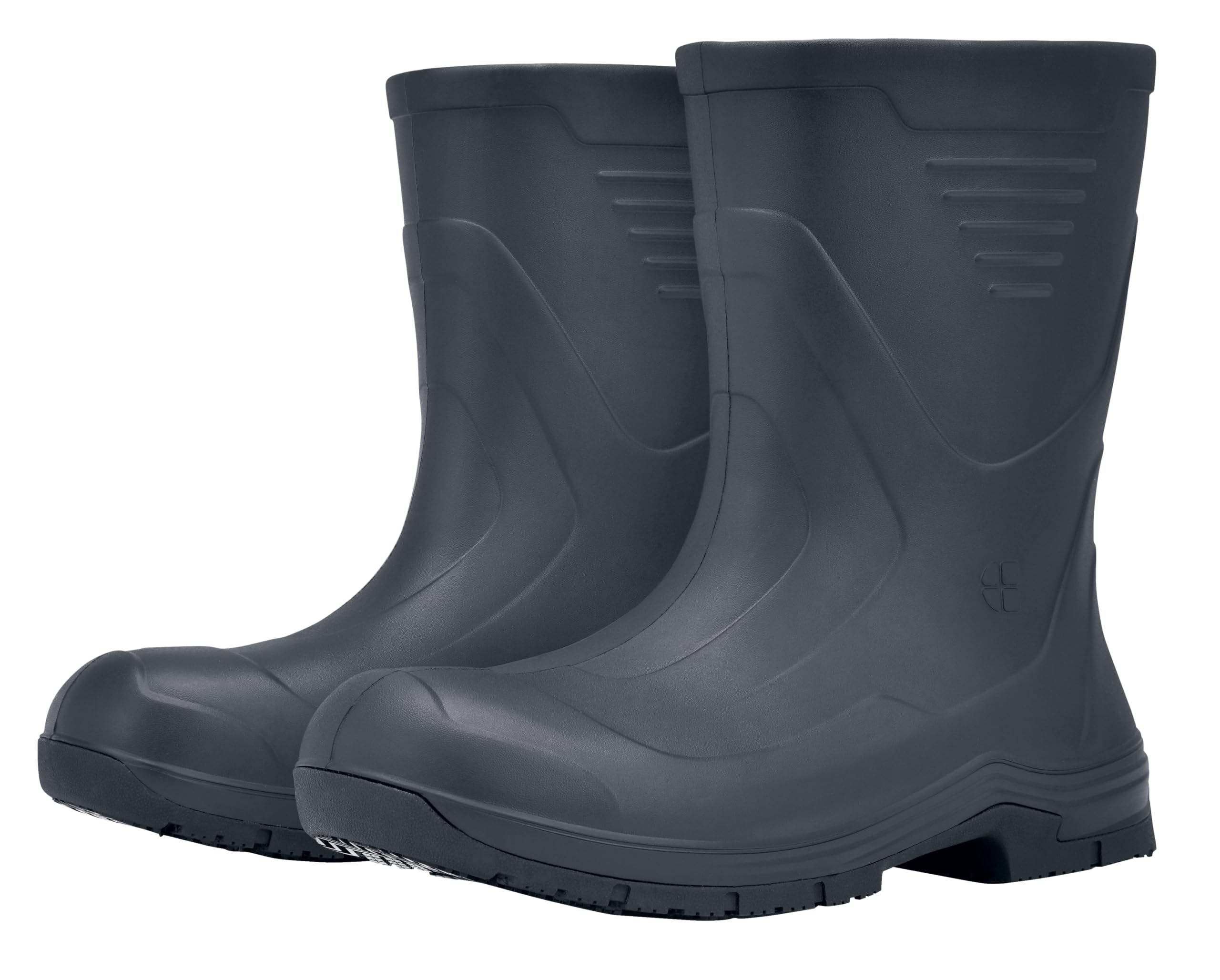 **Shoes for Crews Bullfrog II Slip-Resistant Water-Resistant Soft Toe Work Boots for Men & Women - Non-Slip Safety Footwear for Construction, Restaurant & Industrial Work**