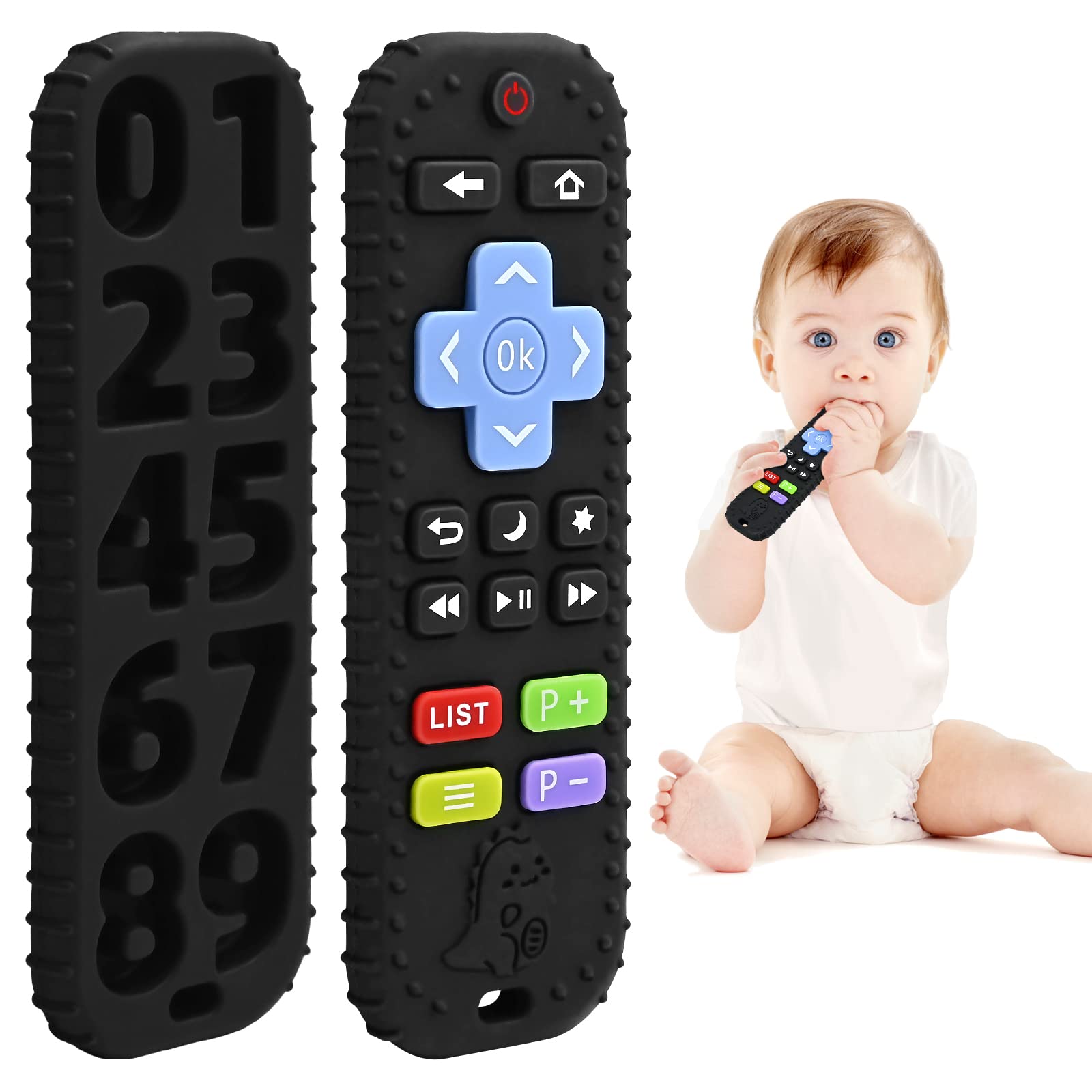 **Baby Teething Toys for 3-12 Months - Silicone Teether & Sensory Toy for Infants & Toddlers (Food-Grade, BPA-Free) - Perfect for Soothing Gums, Bath Time, and Autism Sensory Play - Great Baby Shower Gift for Boys & Girls**