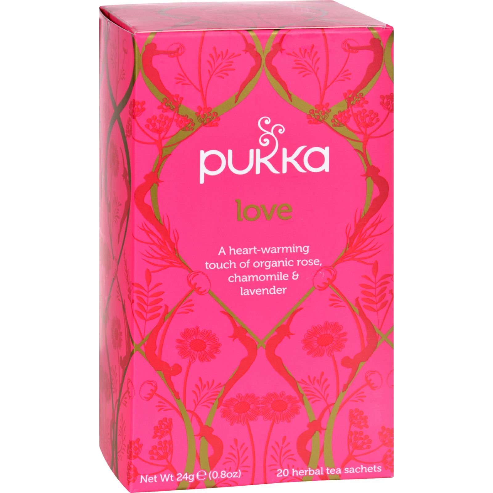 Premium Love Tea - 20 Herbal Tea Bags for Relaxation & Romance - Perfect for Date Nights, Self-Care & Gifting
