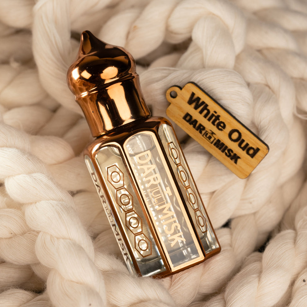 12ml White Oud Attar Oil | Premium Arabic Perfume | Original KSA Import | Long-Lasting Fragrance for Men & Women | Perfect for Special Occasions, Gifts & Daily Wear