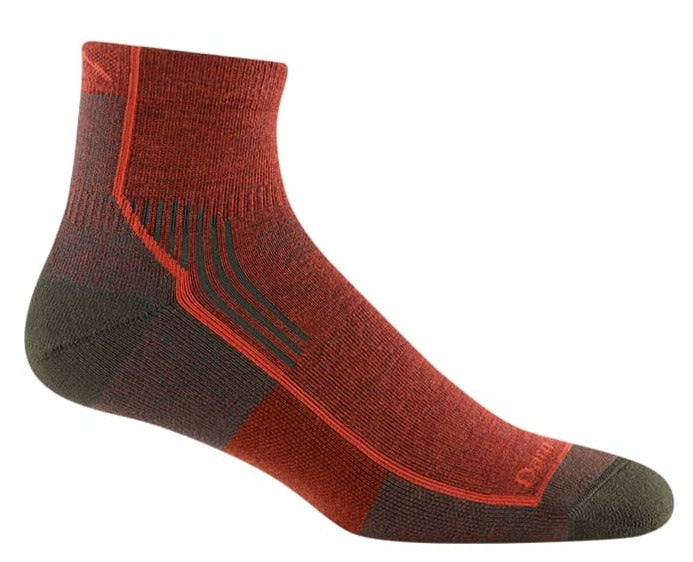 Darn Tough Men's Hiker Midweight Quarter Socks - Moisture-Wicking Hiking Socks for Outdoor Adventures & Daily Wear
